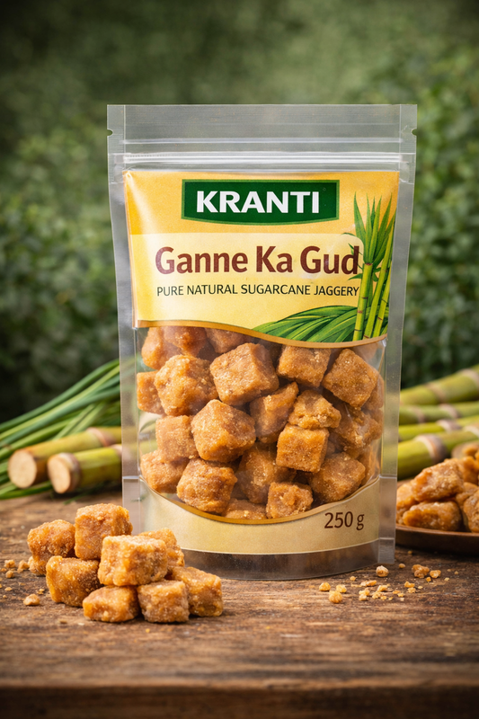 Desi Sugarcane Gud | Chemical-Free Natural Jaggery – 250gm